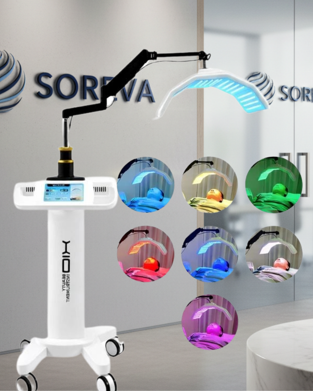 Yüz ve Saç LED PDT – Profesyonel LED Işık Terapisi Cihazı - Görsel 4